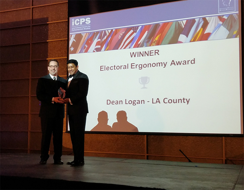 Dean Logan Wins International Electoral Award